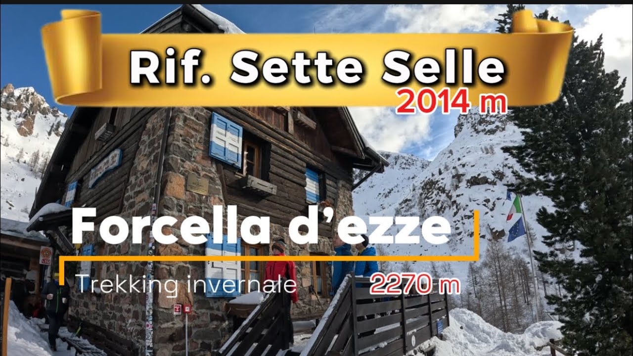 Rifugio Sette Selle e forcella d’ezze , val Laner , Lagorai 