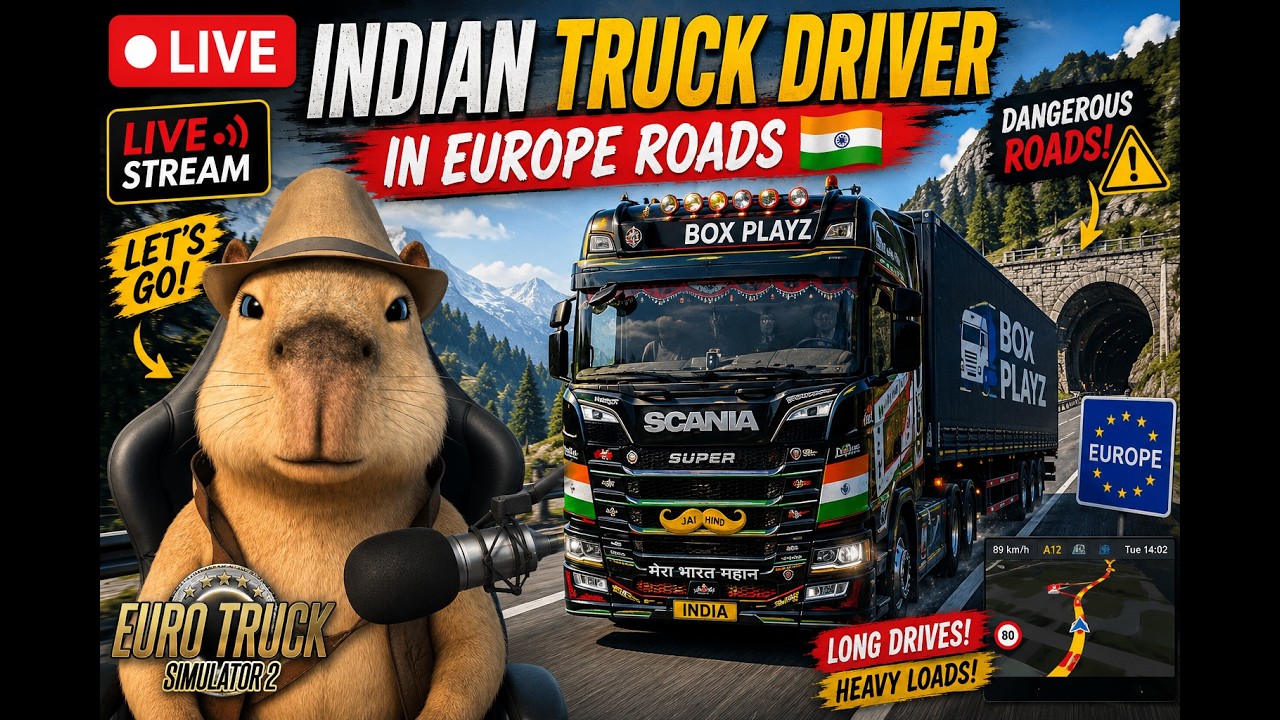 Driving Across Europe as an Indian Truck Driver 🚛 | ETS2 LIVE