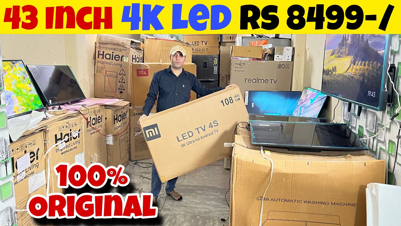 43 इंच branded Led Tv मात्र 8500 रुपे में | Cheapest branded led tv Washing Machine | electronics 