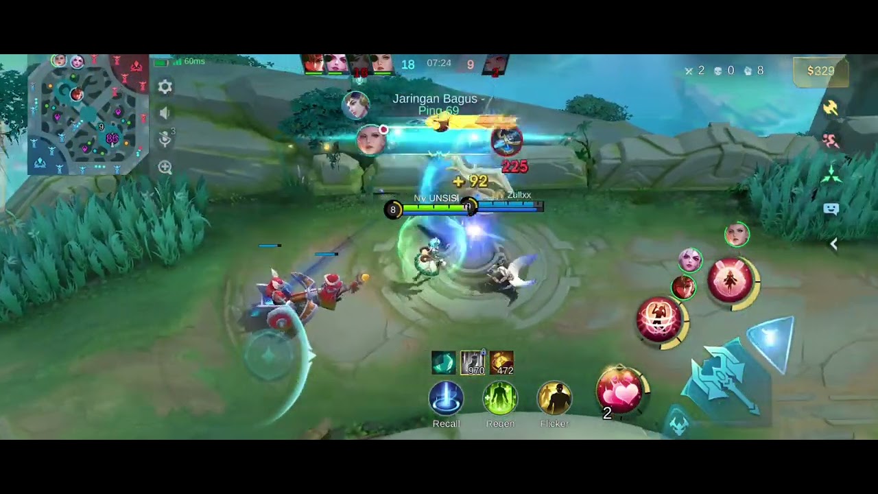 Angela combo Alice ngeri kali!! Damage musuh auto nggak guna!!