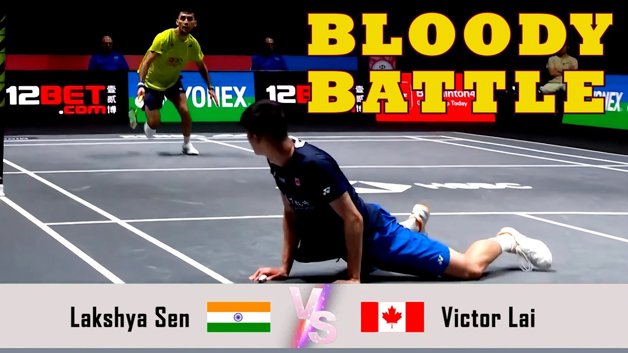BLOODY BATTLE | Lakshya Sen VS Victor Lai