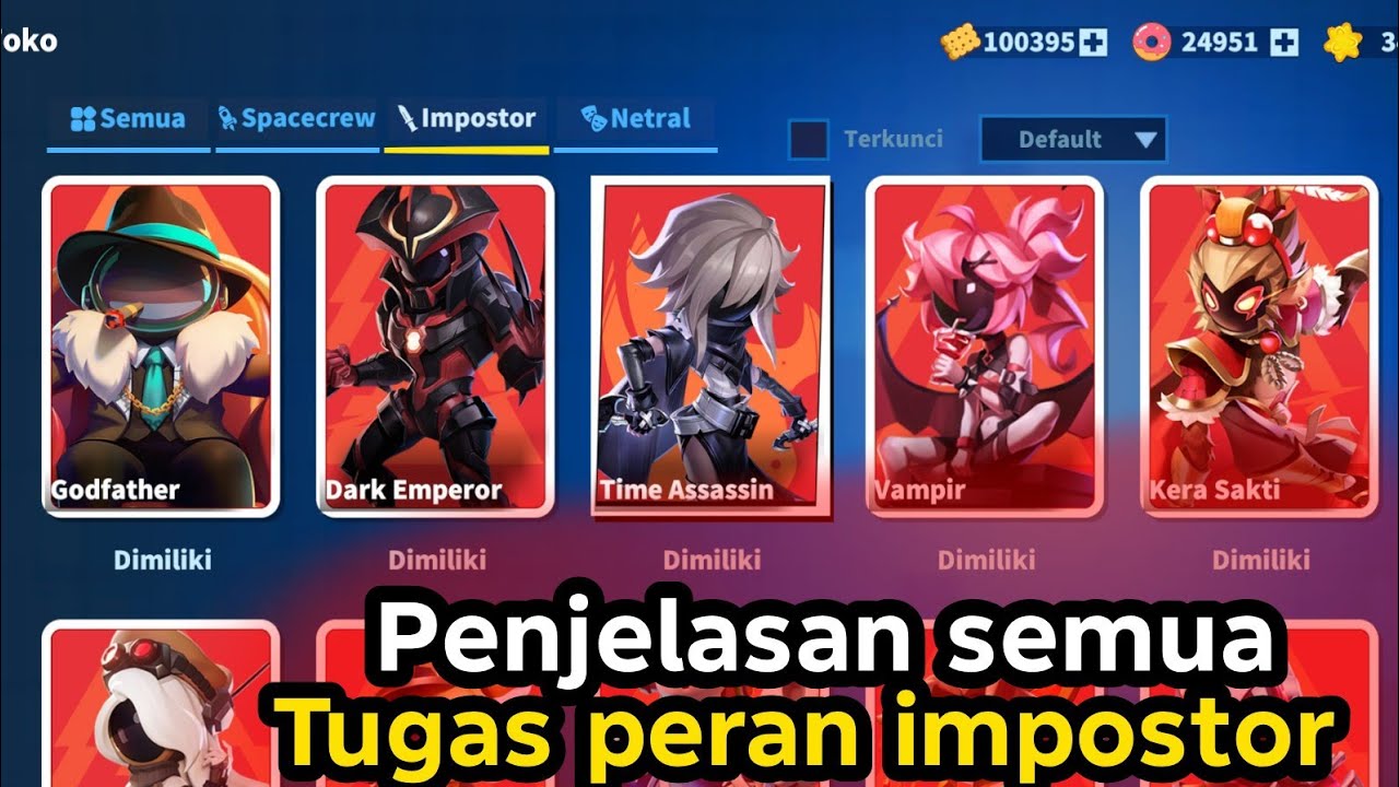 PENJELASAN SEMUA TUGAS PERAN IMPOSTOR DI SUPER SUS TERBARU 2025