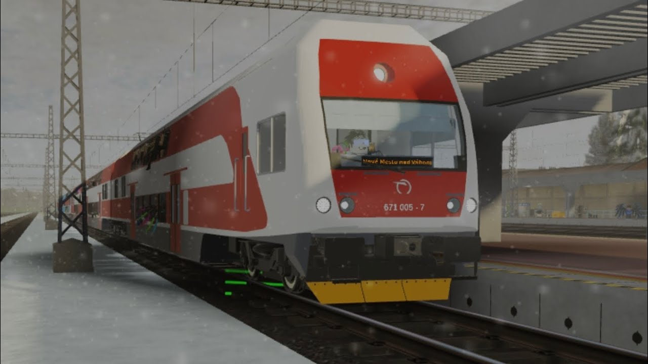 Train Sim Nexa Works | SK City Elephant + CZ/CD City Elephant: Trnava - Nove Mesto nad Vahom