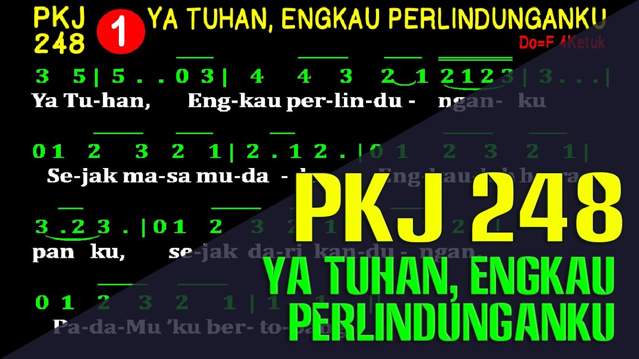 PKJ 248 - YA TUHAN ENGKAU PERLINDUNGANKU