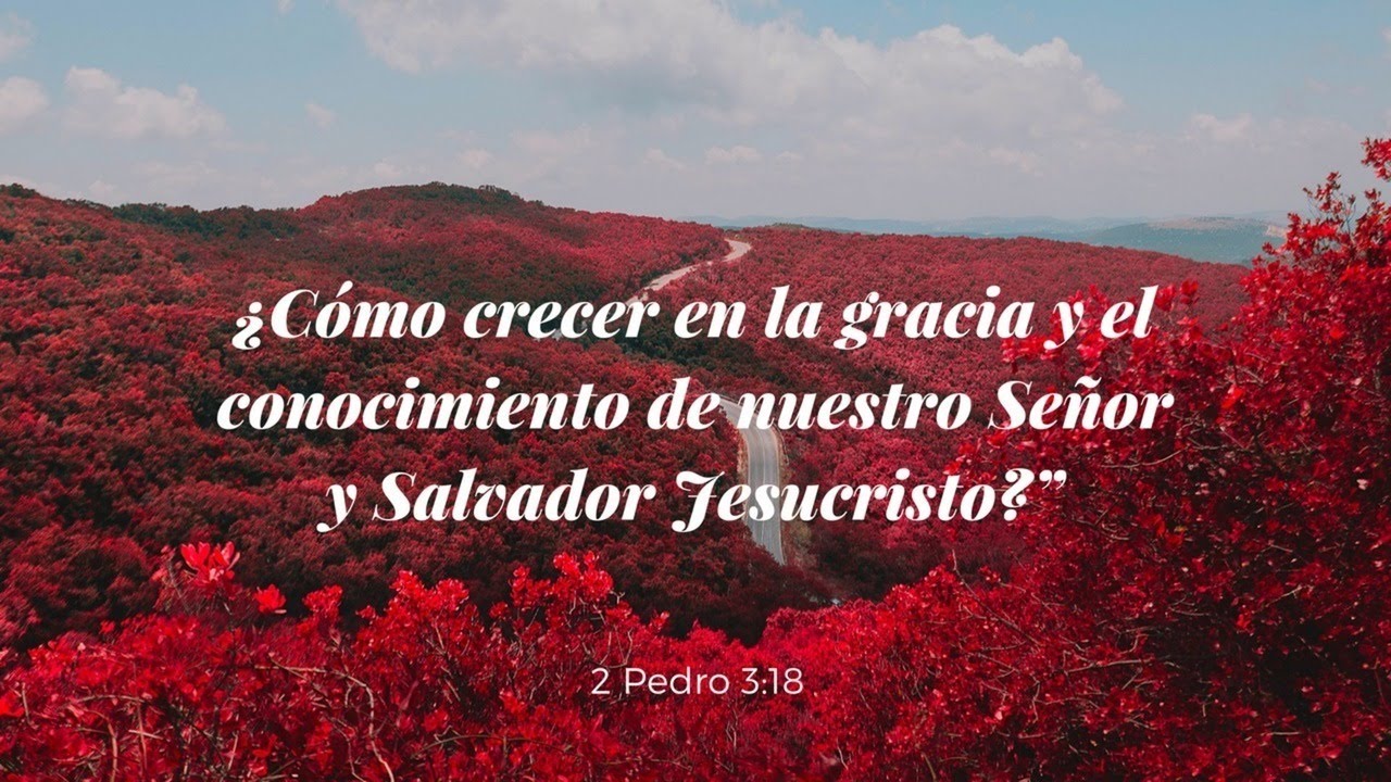 ¿Cómo crecer en la gracia y el conocimiento de nuestro Señor y Salvador Jesucristo?