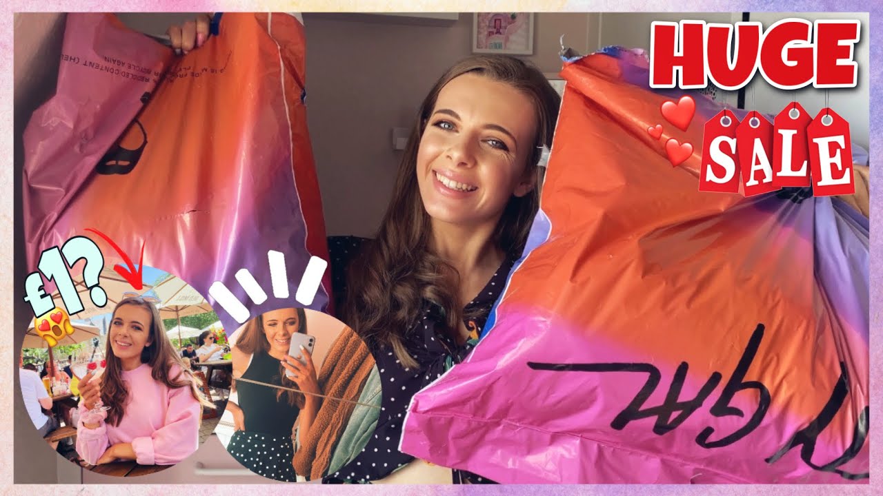 HUGE NASTYGAL SECRET £1-£5 SALE HAUL🤩, £500+ REDUCED TO £40😱😱!!! Try On & Summer Essentials 🌞
