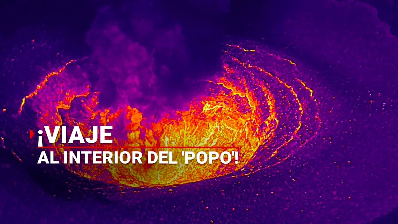#EXCLUSIVA | Así se ve el cráter del volcán Popocatépetl en plena Fase 3 de #AlertaVolcánica