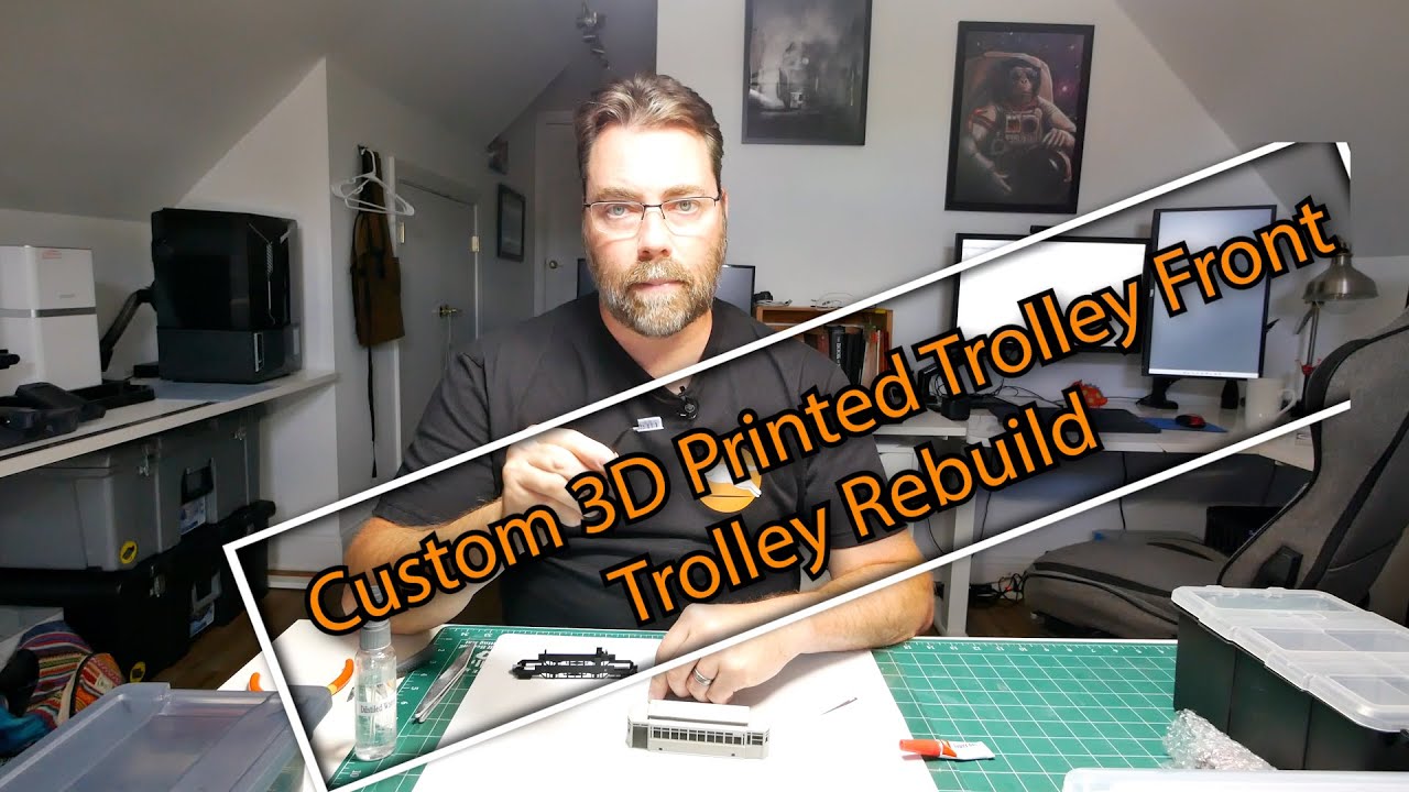 Custom 3D Printed Trolley Front - (Trolley08)