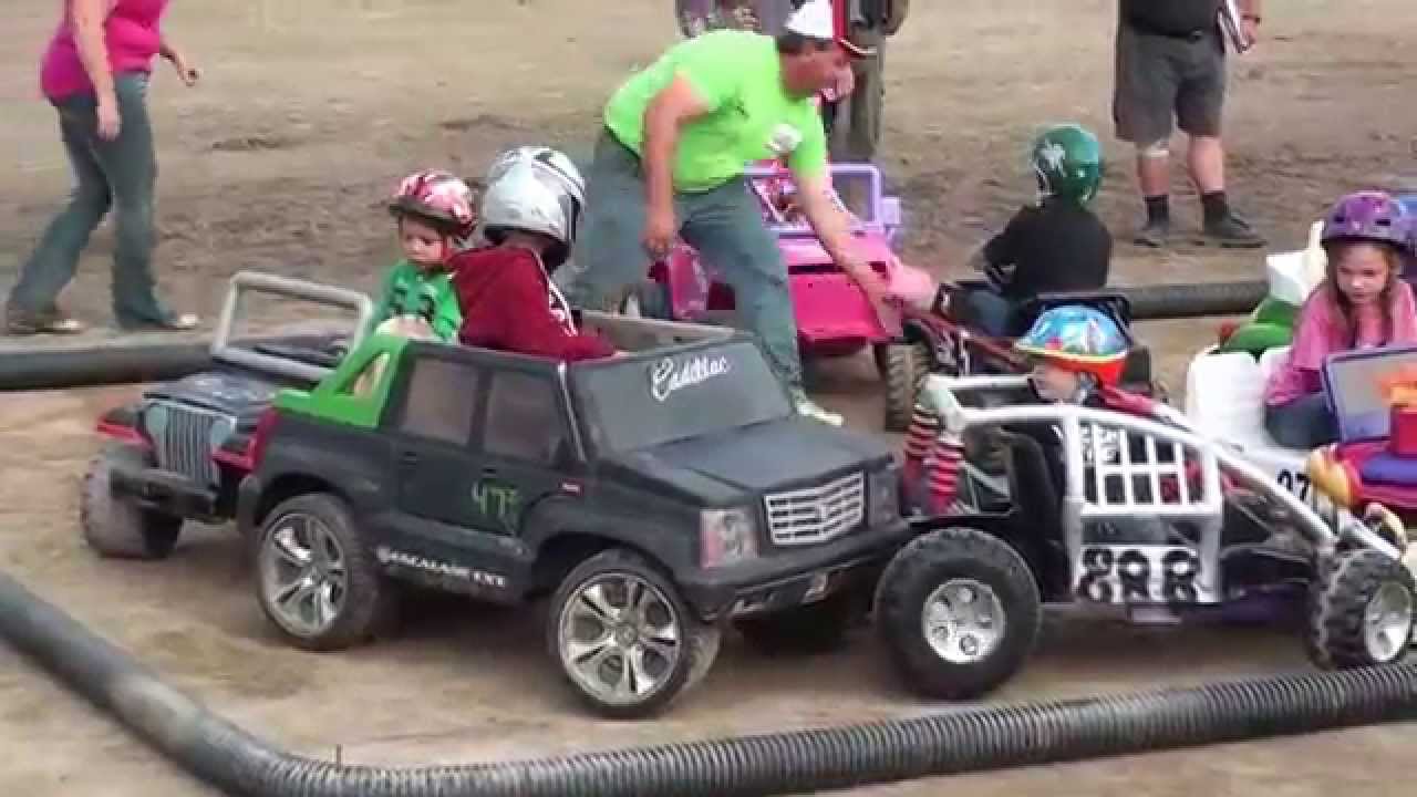 Smithville Fall fair 2014 Power wheels demo derby.