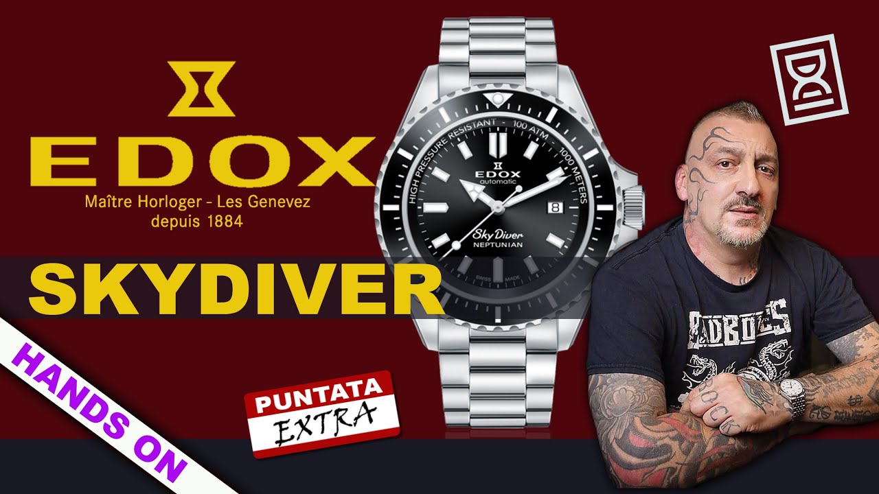 Edox SkyDiver Neptunian, panoramica REF. 80120-3NM-NIN