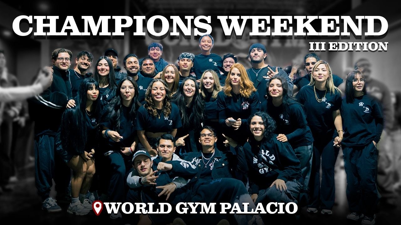 El CHAMPIOSN WEEKEND que nadie va a olvidar | 📍 WORLD GYM PALACIO