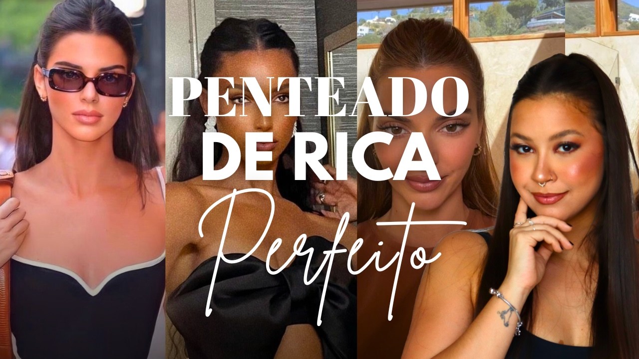 CABELO DE RICA |*FÁCIL DE FAZER*| PENTEADO ELEGANTE MEIO SOLTO