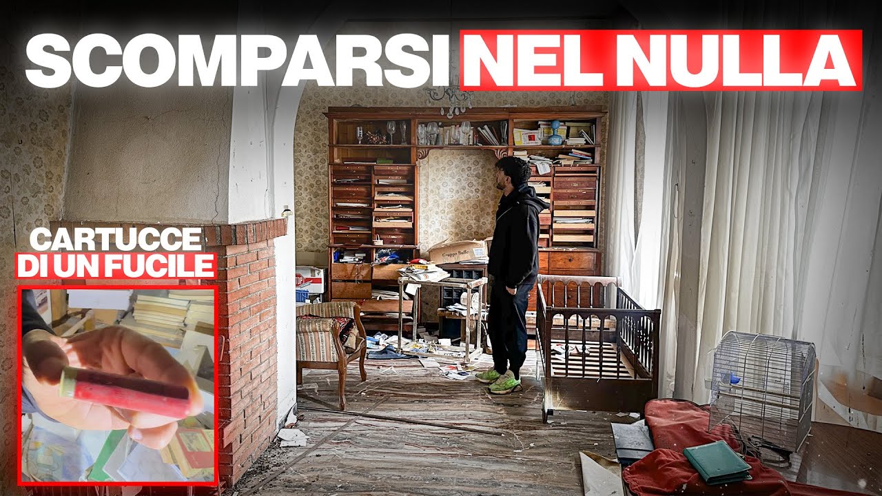 SCOPRIAMO UNA VILLA DI UN MARESCIALLO SCOMPARSO NEL NULLA - CA**O TROVIAMO DELLE CARTUCCE DI FUCILE!