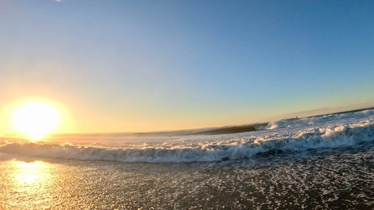 EPIC SUNRISE SURF! RAW PNW POV WA COAST SURFING