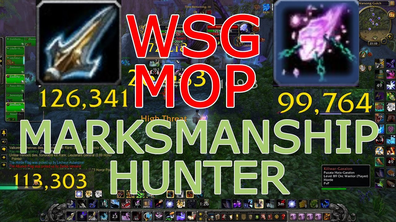 WOW MOP WSG TWINK 87 - UNTOUCHABLEE  MARKSMANSHIP HUNTER II.