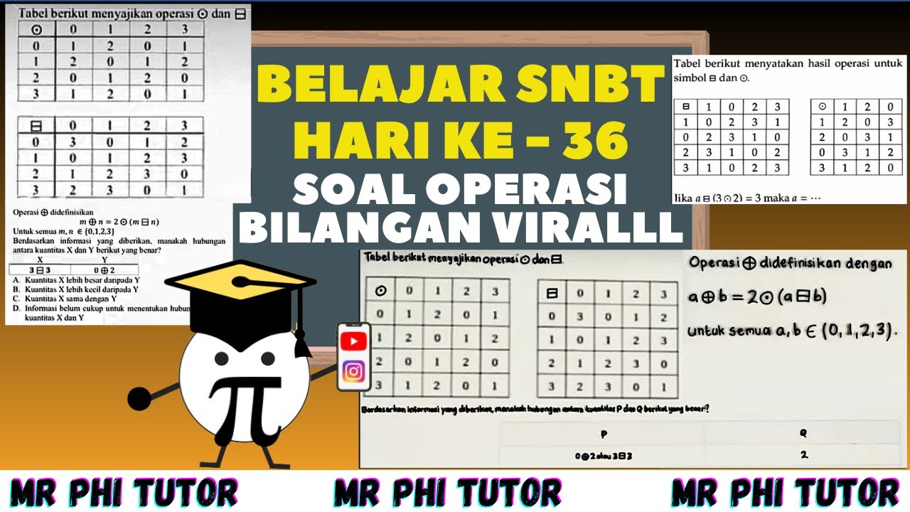 Day 36 Belajar SNBT – Pasti Keluar Soal Operasi Bilangan Symbol #snbt #belajaronline #utbk #snbt2026