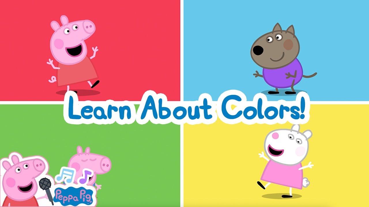 Peppa Pig Songs ✨ Learn About Colors Song! 🍎 Back to School 🐷 Nursery Rhymes & Kids Songs #peppapig