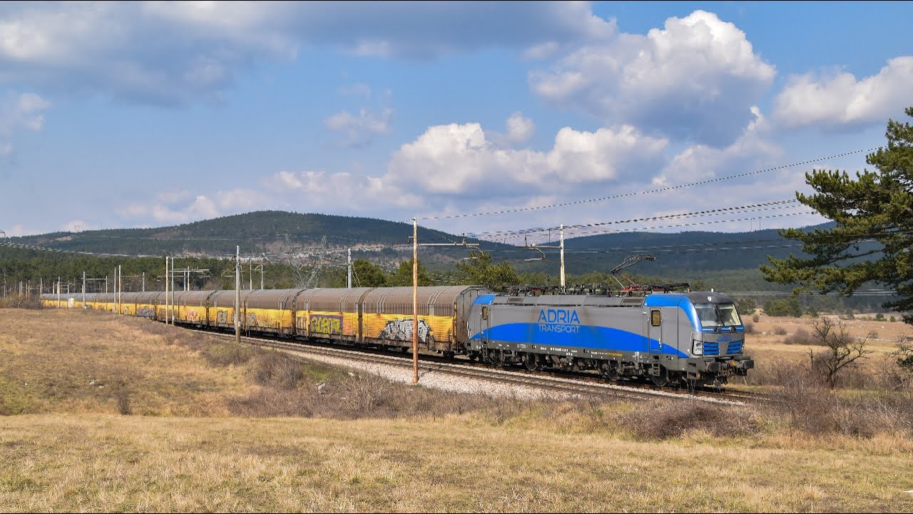 Adria Transport's trains in March 2020
