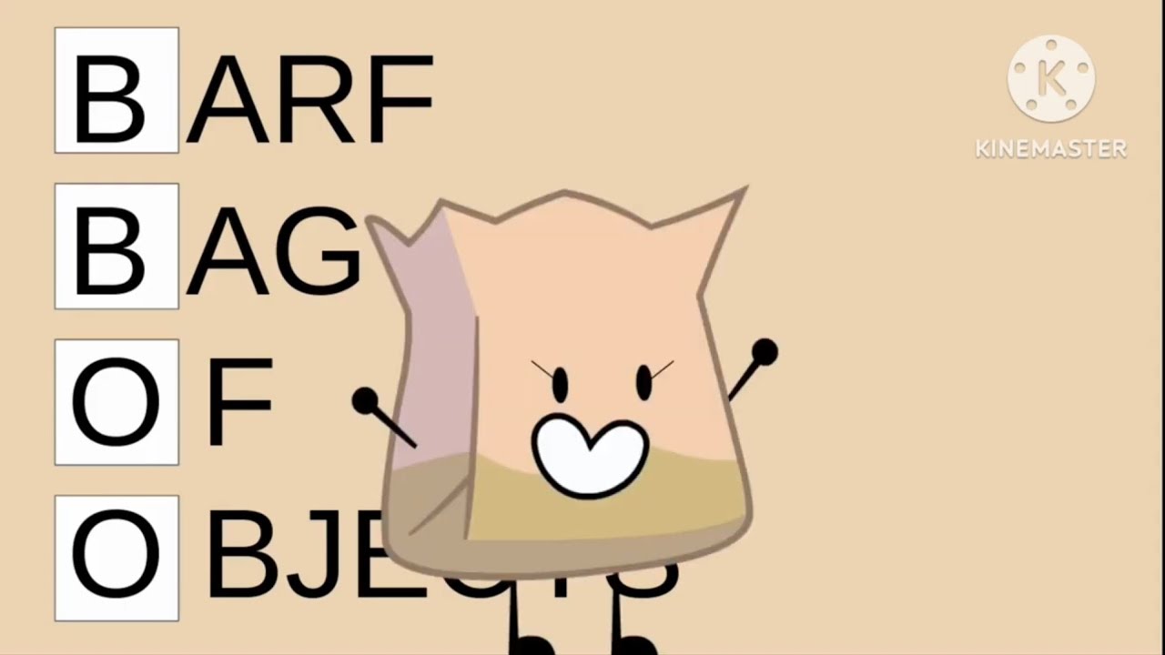 BFDI: Barf Bag of Objects - Elmination Order