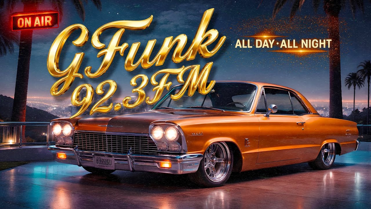G Funk 92.3FM — Episode 1 | Real West Coast G-Funk Radio (All Day • All Night)