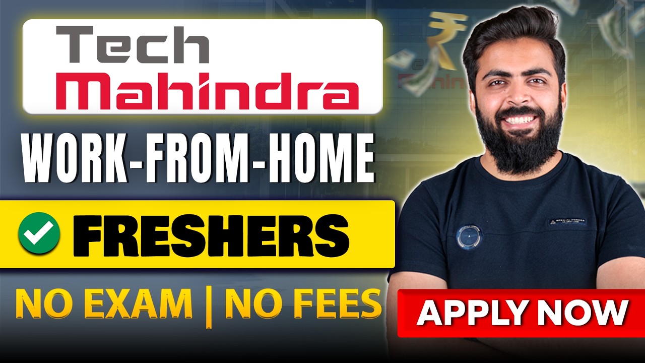 Tech Mahindra Work From Home Latest Job 2026 | 12th Pass | Work From Home Jobs 2026 | WFH Jobs