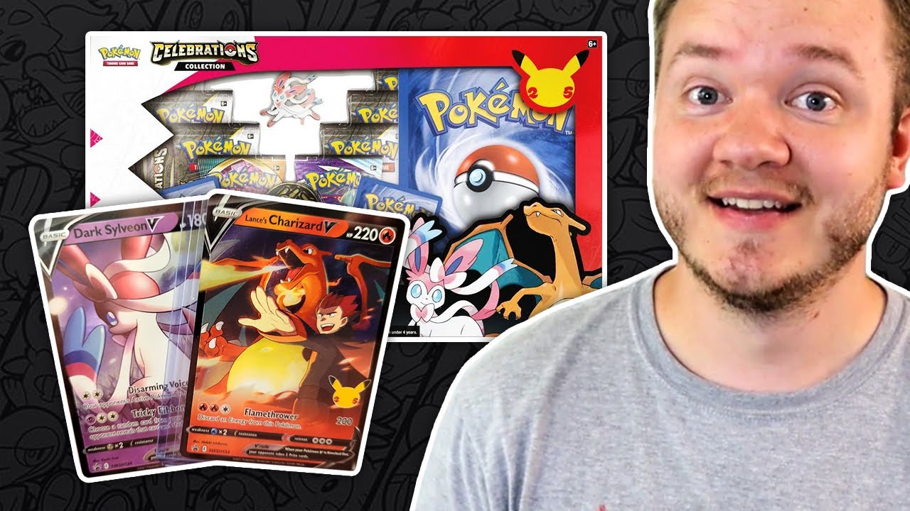 Открытие коробки с коллекционными воспоминаниями Pokemon Celebrations V