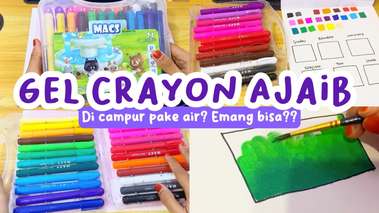 Silky Crayon | Macs Gel Crayon | 