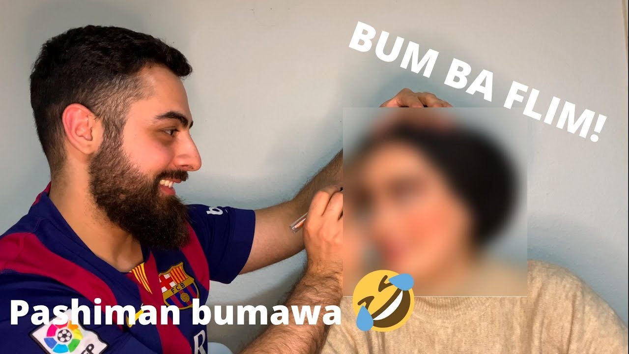 Challenge- MERDAKAM MAKEUPM BO AKAT |  My husband does my makeup tag |