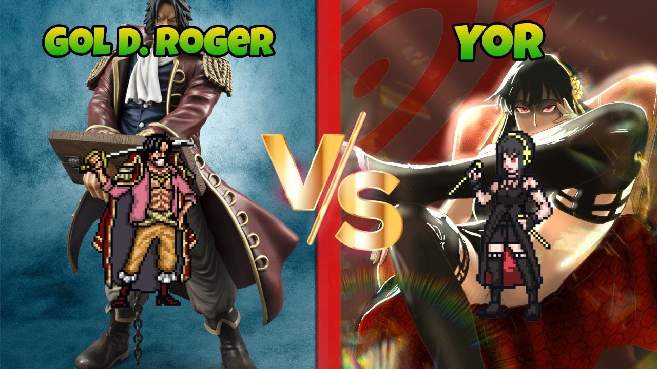 Jump Force MUGEN Gol D. Roger vs Yor