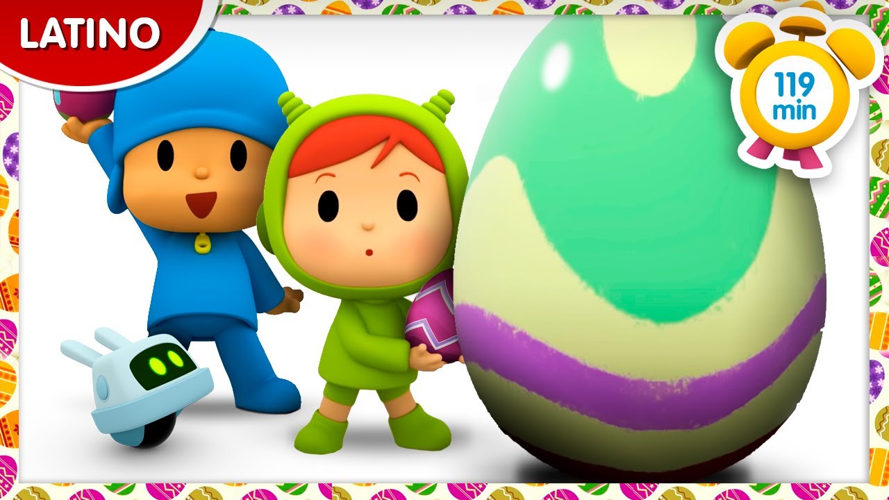 🍫POCOYÓ LATINO -¡Esos Huevos de Pascua no son de chocolate! [118 min] CARICATURAS y DIBUJOS ANIMADOS