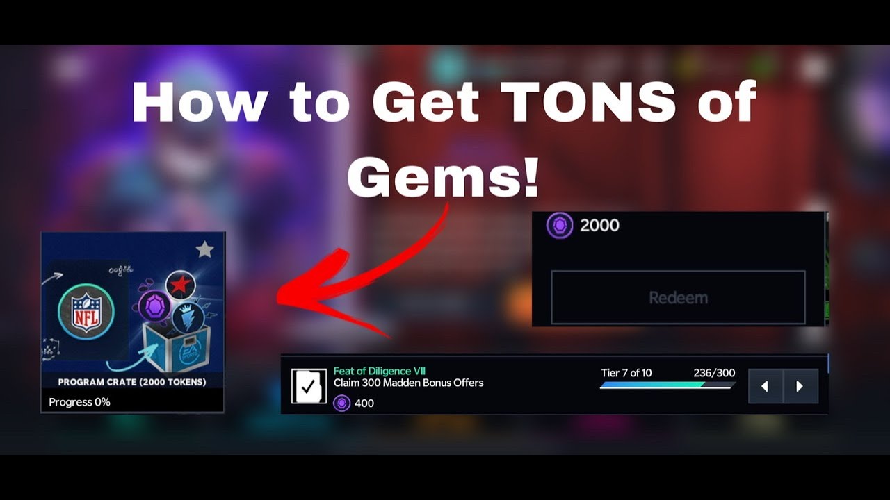 How to get TONS of Gems in Madden Mobile 21!