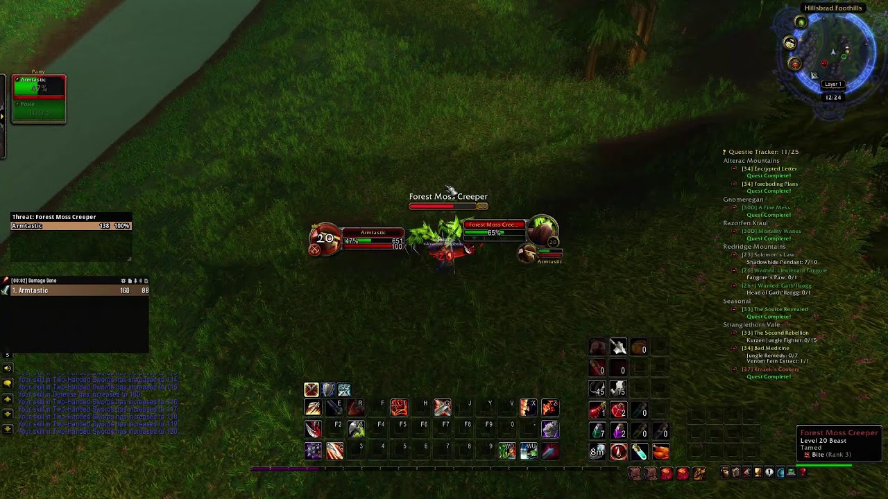 world of warcaft tbc classic leveling warrior