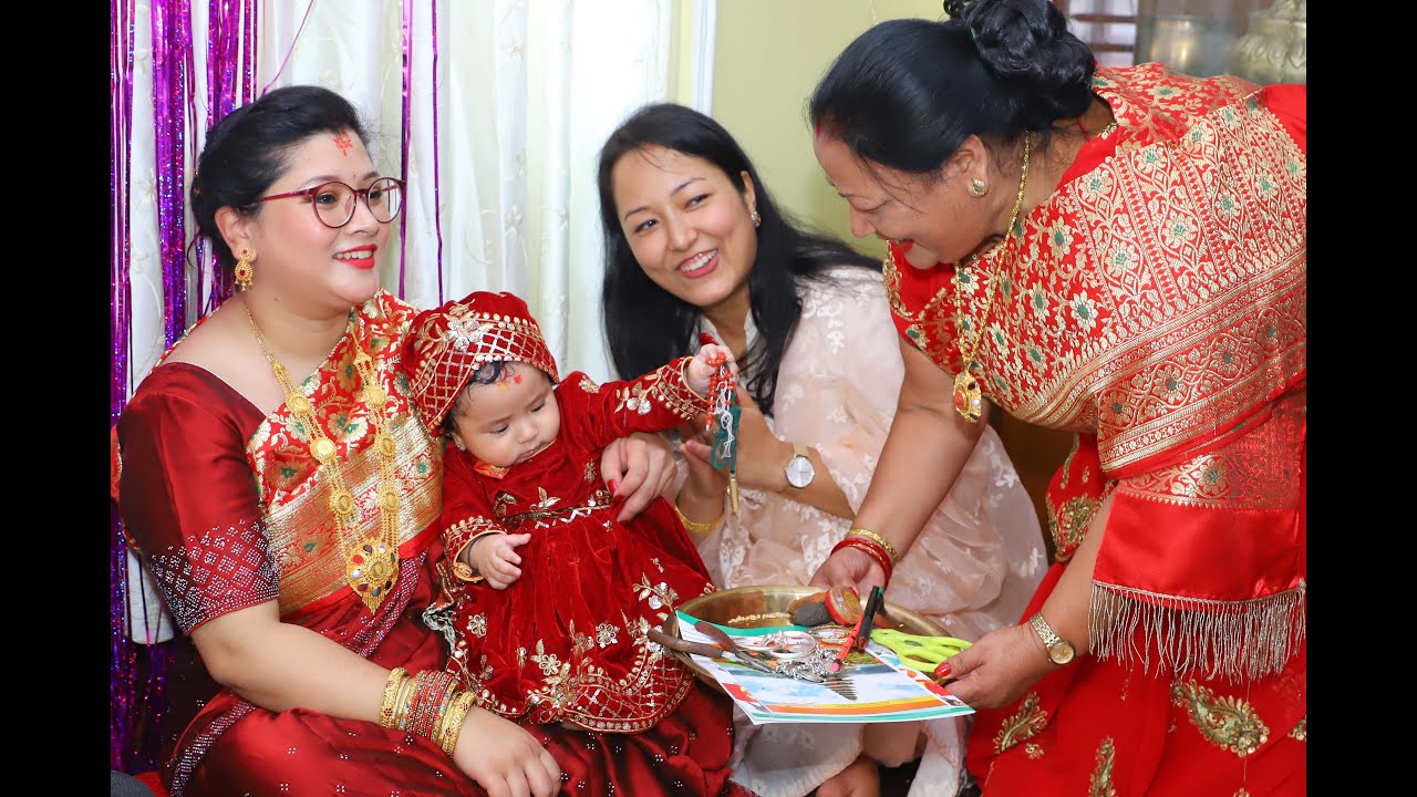 Newari Rice Feeding ( Janku )  -  Roselyn Shakya