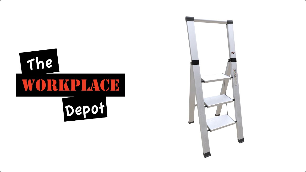 Folding Step Ladder from The Workplace Depot: FOLDING LADDER-3