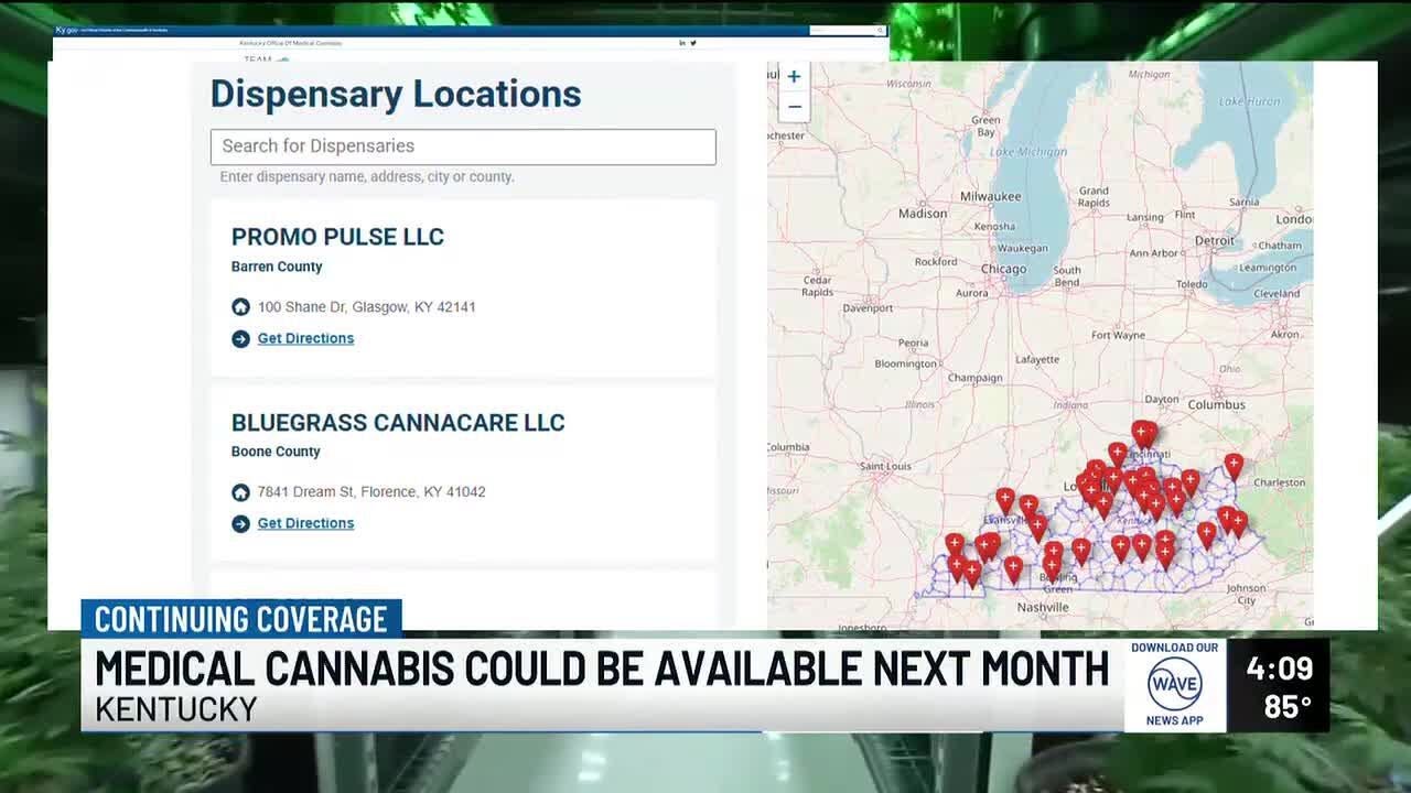 Medical cannabis could be available next month in Kentucky