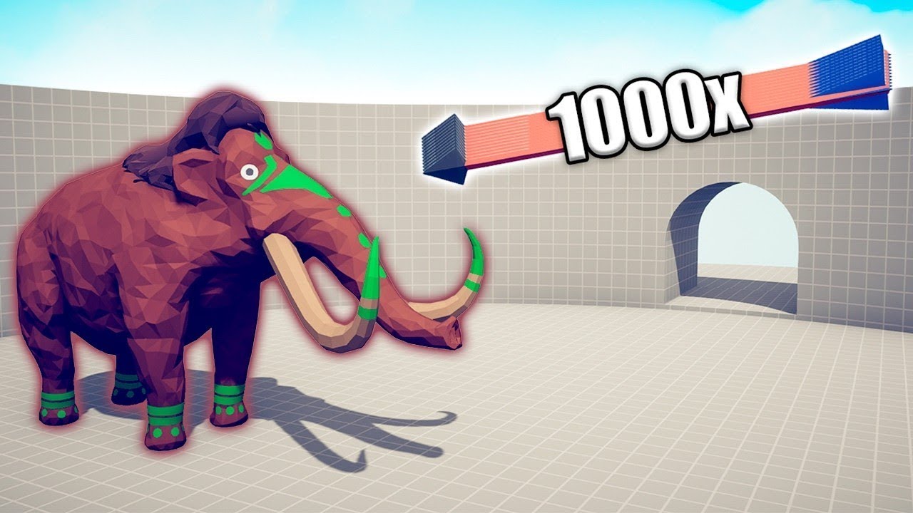 ZOMBIE MAMMOTH & HULK vs 1000x OP UNITS COMPILATION - Totally Accurate Battle Simulator