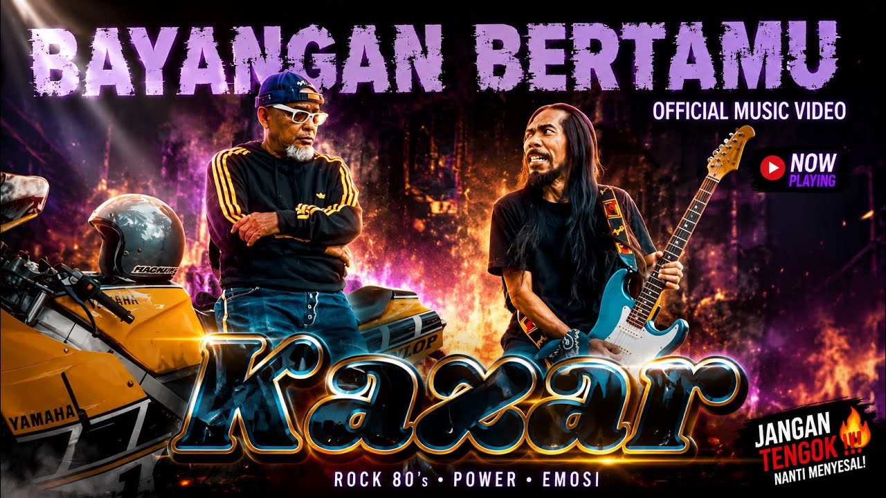 Kazar - Bayangan Bertamu [Official Music Video][4K]