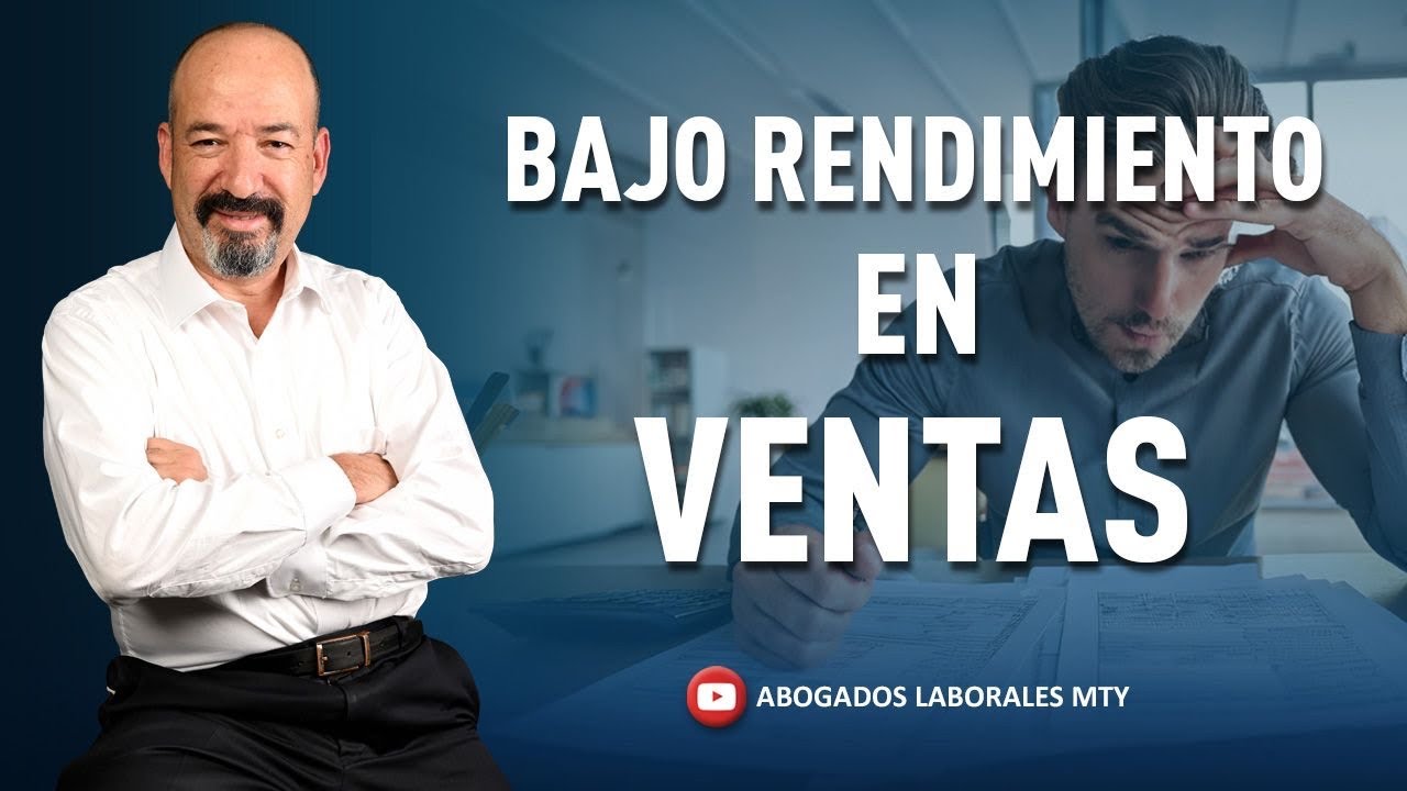 RESCISIÓN BAJO RENDIMIENTO EN VENTAS
