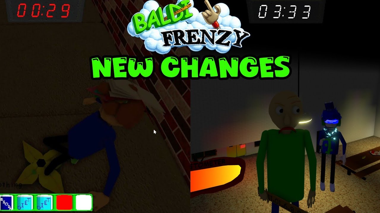 Обновление Baldi's Frenzy: новые изменения в тестовой версии игры - Roblox