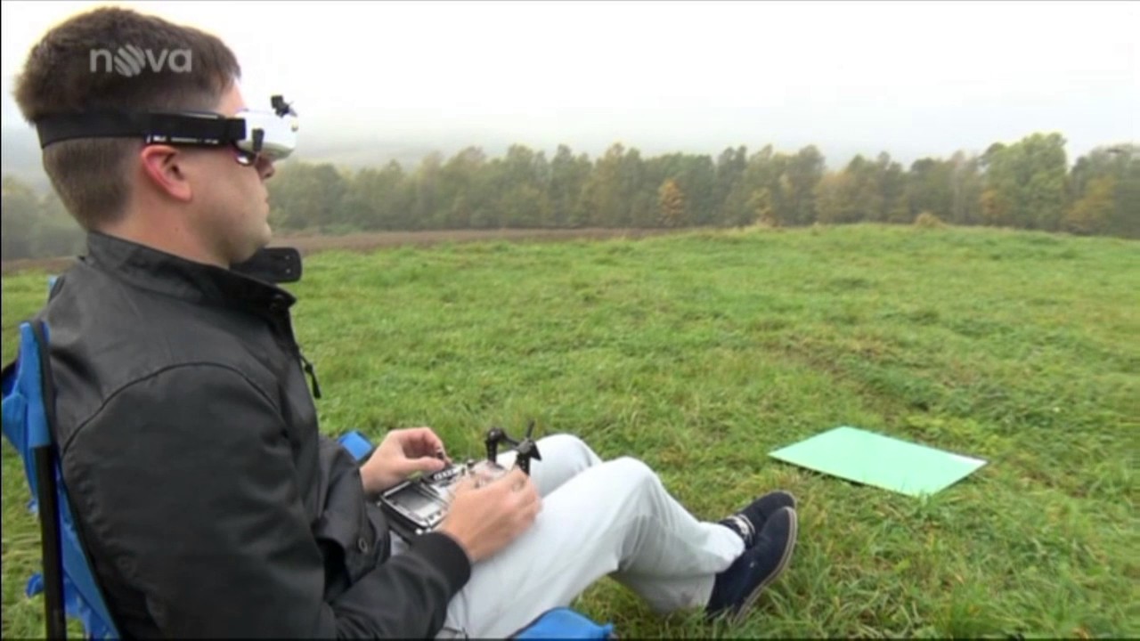 Závody dronů - reportáž TV Nova