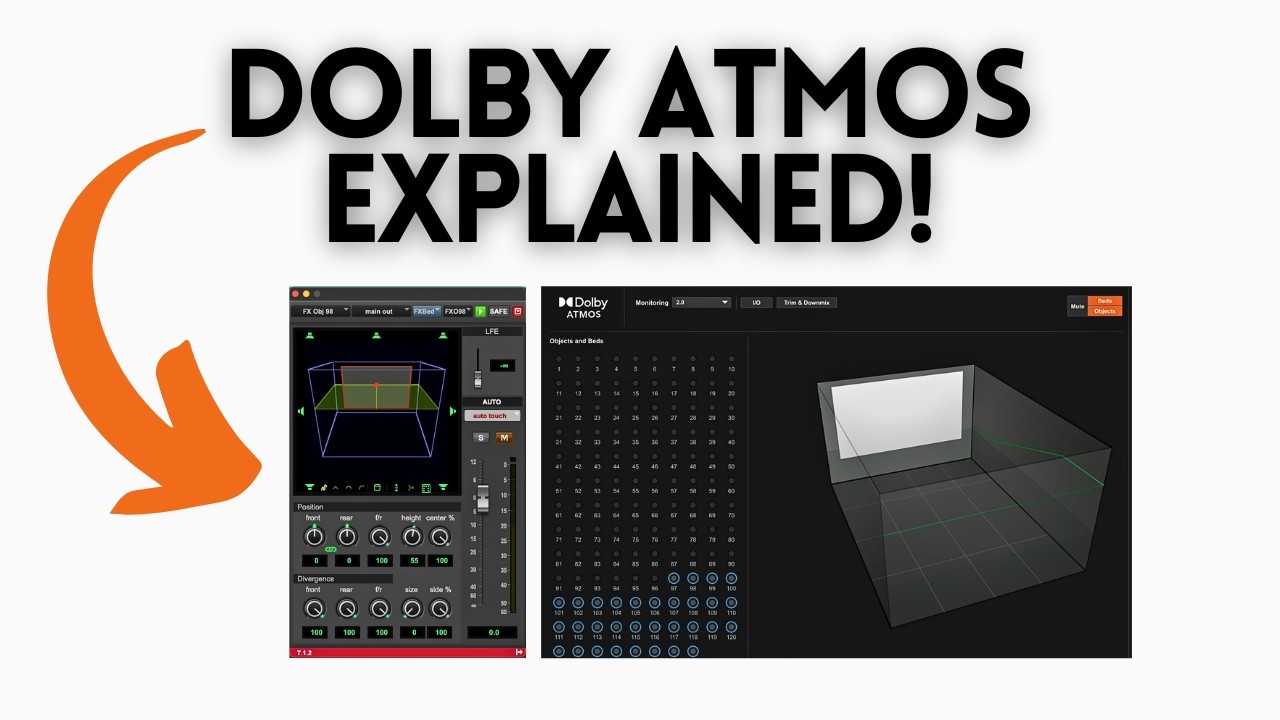Основы микширования Dolby Atmos: объяснение платформ, объектов и позиционирования!
