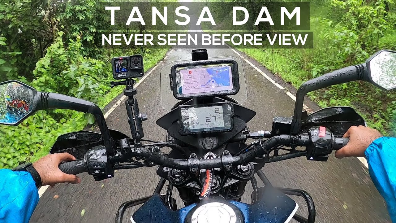 Bike Ride To Tansa Dam | Sahapur | Monsoon | Never Seen Before View | Offroad | KTM ADVENTURE 250