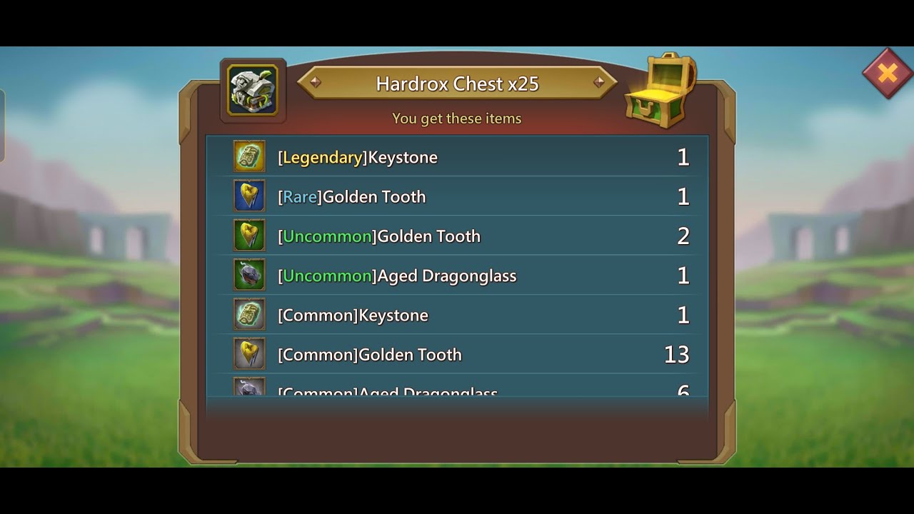 Thousands of Chest Opening