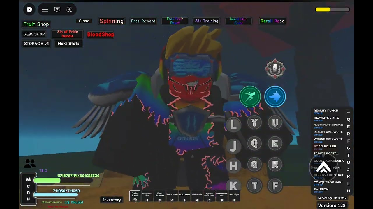 God of stands showcase in aopg