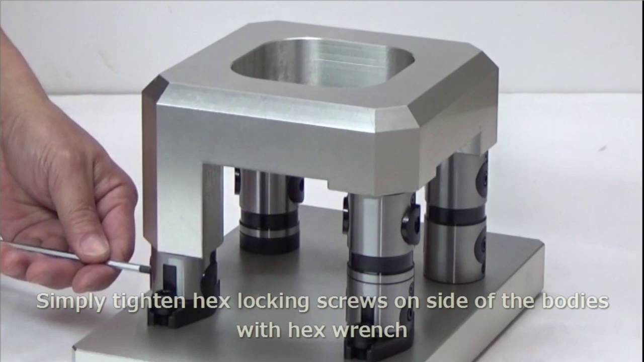 MODULAR PULL CLAMPING SYSTEM workholding device for milling cnc 5 axis