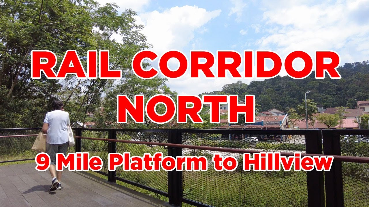 Rail Corridor (North) – 9 Mile Platform to Hillview || Walking Singapore