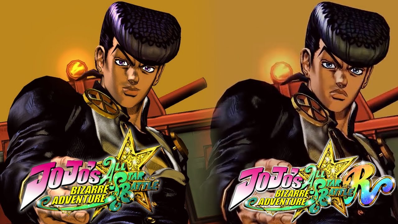 Josuke Higashikata Visuals & Special Move Comparison - JJBA: All Star Battle vs All Star Battle R