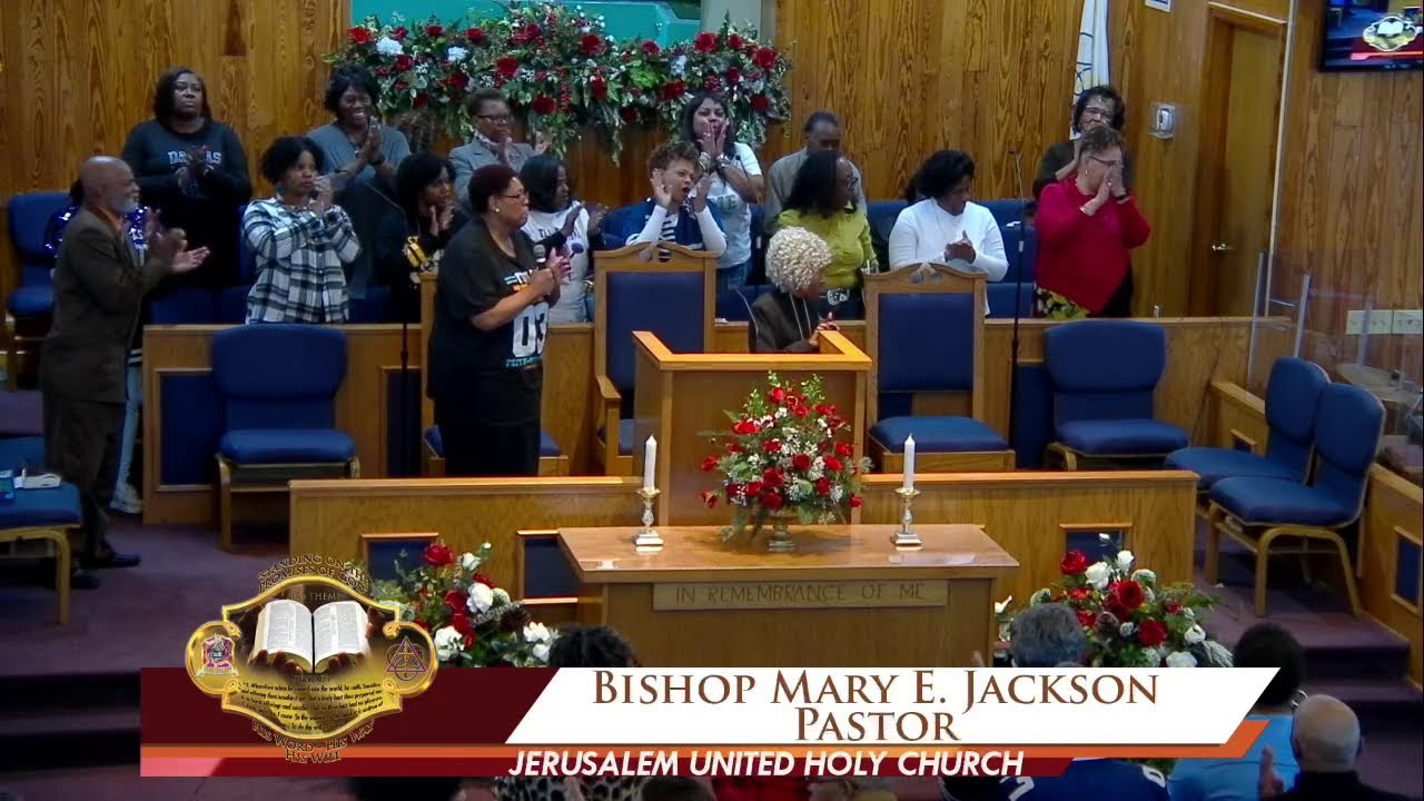 Jerusalem United Holy Church, February 8th, 2026 -  Superbowl Sunday Morning Service