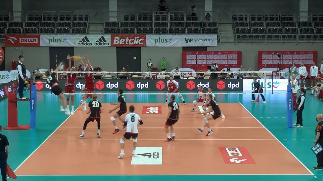 Ferre Reggers playing vs. Poland Senior Team