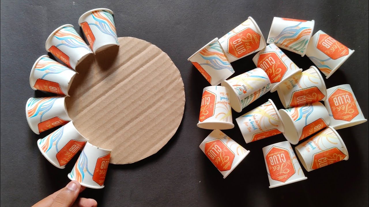 2 Unique Wall Hanging Craft | Best Out Of Waste Paper Cups | Home Decoration Ideas